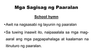 Awit ng Paaralan (SLSU Hymn) .